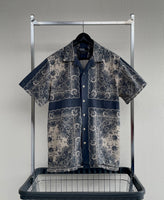 90s Vintage Polo RalphLauren VINTAGE CALDWELL Cross Paisley OpenCollar Shirt L