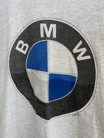 90s Vintage BMW Logo T-shirt Gray