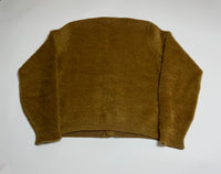 50s vintage CAMPUS Mohair cardigan Mustard L TALL