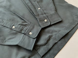 90s Vintage Deadstock Polo RalphLauren 100%Rayon L/S Shirt L Asphalt Gray