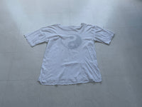 90s Vintage Yingyang T-shirt XL White Asis