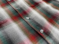 60s Vintage ShadowPlaid Loop Shirt Multi