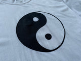 Vintage Yin-Yang T-shirt L White