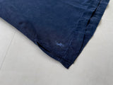 90s Vintage RalphLauren CALDWELL OpenCollar Shirt XL Navy