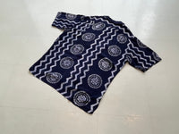 90s Vintage Polo RalphLauren Tie-Dye 100% Rayon OpenCollar Shirt M