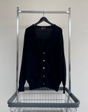 70s Vintage Cecilene 100%Cashmere Cardigans  XL Black