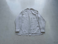 90s Polo RalphLauren Silk&Linen L/S Shirt M White