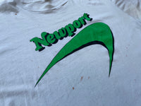 90s Vintage NEWPORT T-shirt XL White