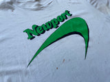 90s Vintage NEWPORT T-shirt XL White