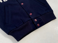 80s Empire NEWYORK Varsity Jacket M DeepNavy