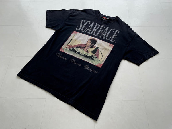 Vintage SCARFACE Money,Power,Respect T-shirt XL Black – NO BURCANCY