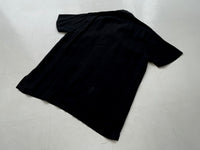 90s Vintage RalphLauren ELLIS 100%Linen OpenCollar Shirt L Black