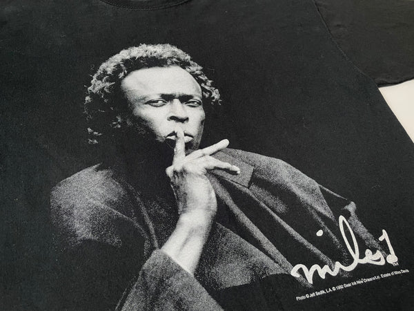 90s vintage Miles Davis “gear inc” Tshirt – NO BURCANCY