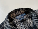90s Vintage Polo RalphLauren BENFORD Black&White Plaid L/S Shirt