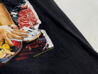 90s Vintage PulpFiction “Uma Thurman”T-shirt L Black