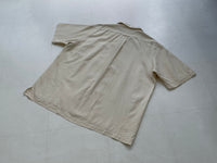 90s Vintage RalphLauren CALDWELL OpenCollar Shirt XL Ivory