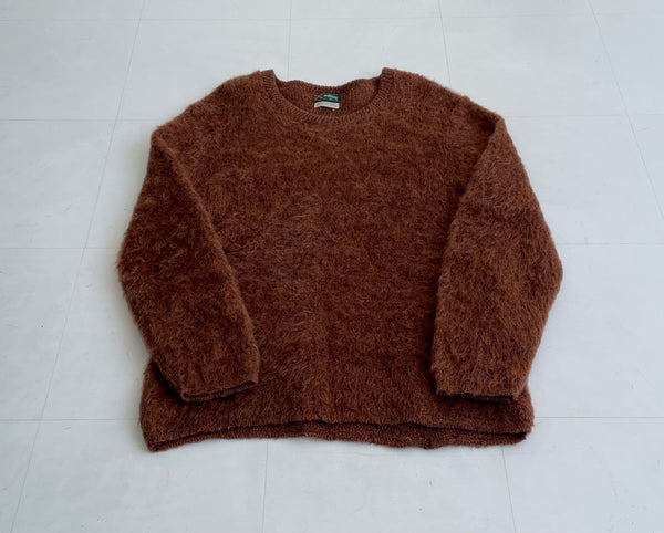60s Vintage Mcgregor Mohair Sweater BrownGold M