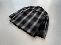 90s SANTAFE TRAIL Ombré Wool Jacket L Black&White