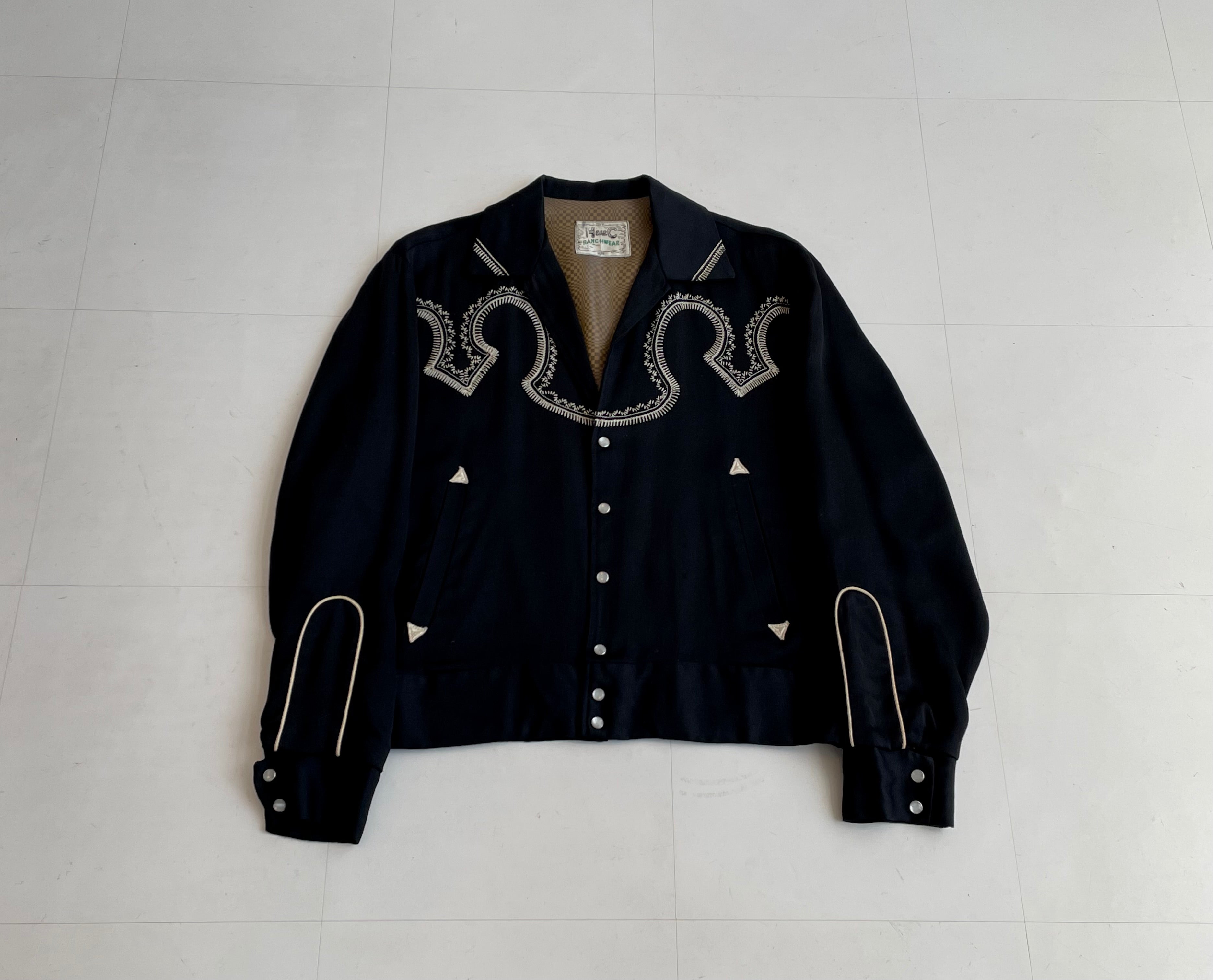 50s vintage gabardine jacket ギャバジャン 50s ヴィンテージ ギャバジャン | 旅する古着屋 dockeryfarm