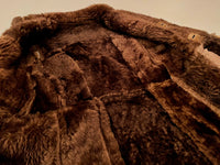 70s Vintage Tradition Mouton Coat Chocolate