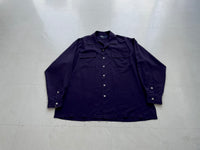 90s Polo RalphLauren STEWARD Rayon Shirt L DeepPurple