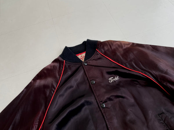 80s Vintage Varsity jacket MIAMI VICE Black L – NO BURCANCY