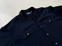 90s Vintage Polo RalphLauren Rayon Shirt XL Black
