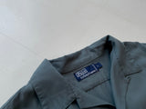 Vintage RalphLauren 50s Style 100%Rayon Shirt L AsphaltGray