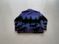 90s BLACK MOUNTAIN Fleece jacket M Navy