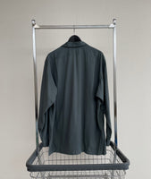 90s Vintage Polo RalphLauren Rayon Loop Shirt L AsphaltGray