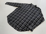 90s RalphLauren Black&White Plaid L/S Shirt L