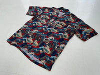 90s Vintage Polo RalphLauren “Hotel”Opencollar Rayon Shirt L