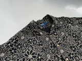 90s Vintage Polo RalphLauren CLAYTON “Black Flower”Shirt XL