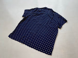 90s Vintage Polo RalphLauren PolkaDot OpenCollar Shirt XL