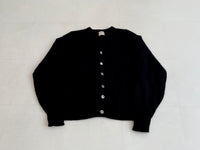 50s Vintage Mcgregor Mohair Cardigan Black L