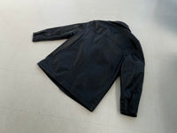 90s Vintage GAP Leather CarCoat M Black