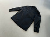 90s Vintage GAP Leather CarCoat M Black