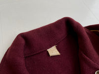 50s Vintage Varsity jacket Burgundy