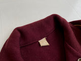 50s Vintage Varsity jacket Burgundy