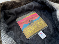 90s SANTAFE TRAIL Ombré Wool Jacket L Black&White
