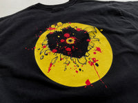Vintage SmileyFace Headshot T shirt L Black