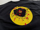Vintage SmileyFace Headshot T shirt L Black