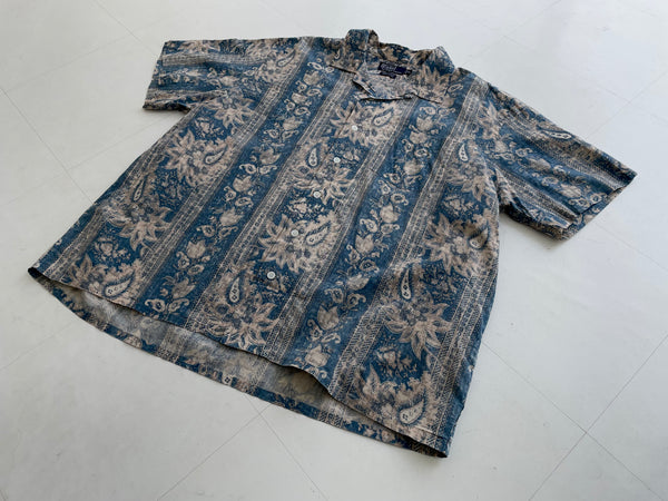 90s RalphLauren “Paisley” Shirt XL