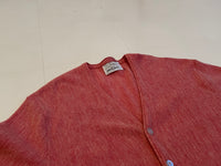 70s Vintage Arnold Palmer Alpaca&Wool Cardigan SalmonPink L
