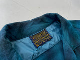 70s PENDLETON ShadowPlaid Wool Shirt L Blue