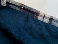 70s Sears Vintage Wool Plaid Jacket 38