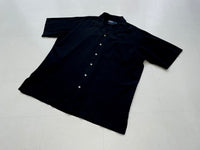 90s Vintage RalphLauren CALDWELL OpenCollar Shirt L Black