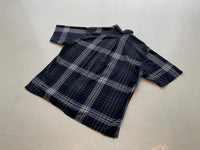 90s Vintage Polo RalphLauren CALDWELL Plaid Shirt XL Black&White
