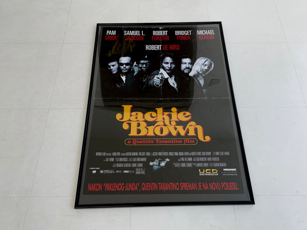 90s Vintage JackieBrown Original Poster w/Frame