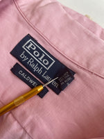 90s Vintage RalphLauren CALDWELL OpenCollar Shirt L Pink